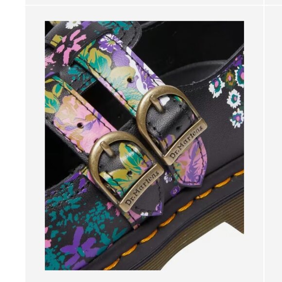Dr. Martens Vintage Floral Leather Mary Jane Shoes - NWT - Picture 4 of 9